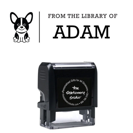 Pick Your Pet Rectangular Self-Inking Book Stamper